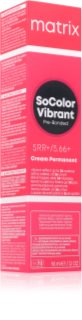 Matrix SoColor Vibrant Pre-Bonded Cream Permanent μόνιμη βαφή μαλλιών για λαμπερό χρώμα μαλλιών 90 ml