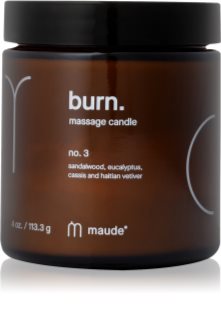 Maude Burn massage candle