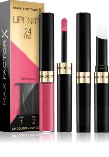 Max Factor Lipfinity Lip Colour langanhaltender Lippenstift mit Balsam Farbton 020 Angelic 4,2 g