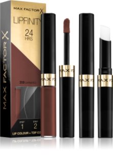 Max Factor Lipfinity Lip Colour Long-Lasting Lipstick with balm shade 200 Cafinated 4,2 g