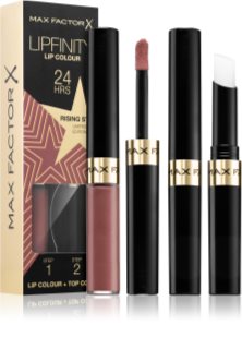 Max Factor Lipfinity Rising Stars Langtidsholdbar flydende læbestift Med balsam