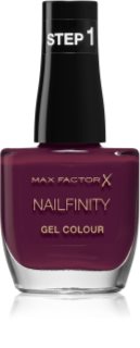 Max Factor Nailfinity Gel Colour géles körömlakk UV/LED lámpa használata nélkül árnyalat 330 Max's Muse 12 ml