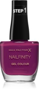 Max Factor Nailfinity Gel Colour géles körömlakk UV/LED lámpa használata nélkül árnyalat 340 VIP 12 ml