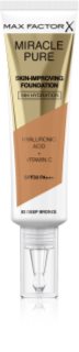 Max Factor Miracle Pure Skin tartós alapozó SPF 30 árnyalat 82 Deep Bronze 30 ml