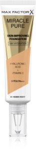 Max Factor Miracle Pure Skin tartós alapozó SPF 30 árnyalat 44 Warm Ivory 30 ml