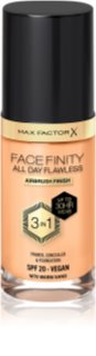 Max Factor Facefinity All Day Flawless tartós alapozó SPF 20 árnyalat 70 Warm Sand 30 ml