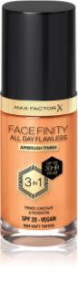 Max Factor Facefinity All Day Flawless tartós alapozó SPF 20 árnyalat 84 Soft Toffee 30 ml