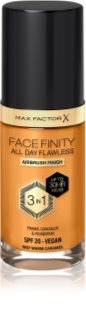 Max Factor Facefinity All Day Flawless μακράς διαρκείας μεικ απ SPF 20 απόχρωση 87 Warm Caramel 30 ml