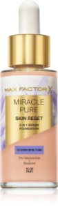 Max Factor Miracle Pure Skin Reset Seruma veida tonālais krēms (tonis) 10-30 Fair 30 ml