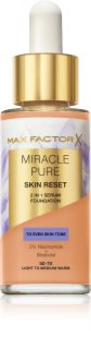 Max Factor Miracle Pure Skin Reset vårdande makeup Skugga 50-70 Light to Medium Warm 30 ml