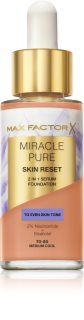 Max Factor Miracle Pure Skin Reset Serum Foundation nijansa 70-85 Medium Cool 30 ml