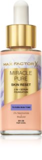 Max Factor Miracle Pure Skin Reset Base Sérum teinte 20-35 Fair Cool 30 ml