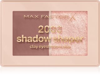 Max Factor 2000 Calorie Shadow Shaper duo očné tiene odtieň 010 Clay Gleam 4 g