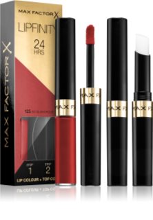 Max Factor Lipfinity Lip Colour hosszan tartó rúzs balzsammal árnyalat 125 So Glamorous 4,2 g