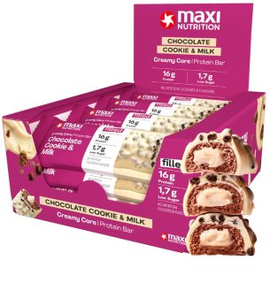 MaxiNutrition Creamy Core Protein Bar proteínová tyčinka s nízkym obsahom cukru