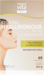 Maxi Vita Kyselina hyaluronová 100 mg + koenzym Q10 kapsle pro krásnou pleť 60 cps