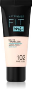 MAYBELLINE NEW YORK Fit Me! Matte+Poreless maquillaje matificante para pieles normales y mixtas