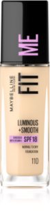 MAYBELLINE NEW YORK Fit Me! fond de teint liquide pour une peau lumineuse et lisse
