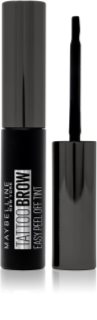 MAYBELLINE NEW YORK Tattoo Brow coloração semipermanente em gel para sobrancelhas tom Black Brown 4.6 g