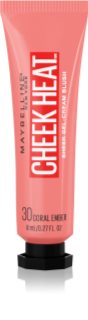 MAYBELLINE NEW YORK Face Studio Cheek Heat krémes arcpirosító árnyalat 30 Coral Ember 10 ml