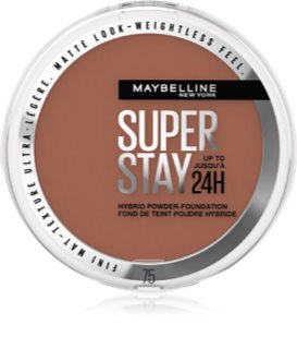 MAYBELLINE NEW YORK SuperStay 24H Hybrid Powder-Foundation maquillaje compacto en polvo de acabado mate