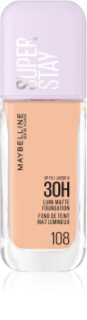 MAYBELLINE NEW YORK SuperStay Lumi-Matte Vieglas konsistences tonālais krēms ar ilgstošu noturību