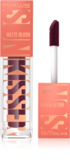 MAYBELLINE NEW YORK Sunkisser Matte folyékony arcpirosító matt hatással árnyalat 33 Berry Brunch 4.7 ml