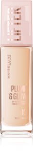 MAYBELLINE NEW YORK Lifter Plump & Glow Kirgastav jumestuskreem loomulikuks ilmeks varjund 110 30 ml
