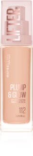 MAYBELLINE NEW YORK Lifter Plump & Glow fond de tein illuminateur pour un look naturel teinte 112 30 ml