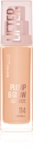MAYBELLINE NEW YORK Lifter Plump & Glow rozjasňující make-up pro přirozený vzhled