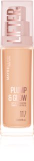 MAYBELLINE NEW YORK Lifter Plump & Glow Kirgastav jumestuskreem loomulikuks ilmeks varjund 117 30 ml