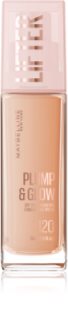 MAYBELLINE NEW YORK Lifter Plump & Glow rozjasňujúci make-up pre prirodzený vzhľad odtieň 120 30 ml