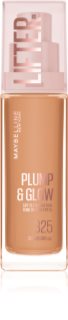 MAYBELLINE NEW YORK Lifter Plump & Glow élénkítő make-up a természetes hatásért árnyalat 325 30 ml
