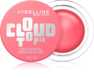 MAYBELLINE NEW YORK CloudTopia ματ κρεμώδη ρουζ για χείλη και πρόσωπο απόχρωση 07 Moonlit Rose 5 γρ