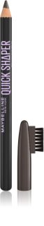 MAYBELLINE NEW YORK Quick Shaper crayon sourcils précision avec brosse teinte 06 Black Brown 1 pcs