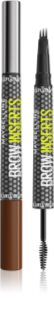 MAYBELLINE NEW YORK Brow Inserts Augenbrauenstift mit 2 in 1 Bürste Farbton 4 Medium Brown 1.25 ml