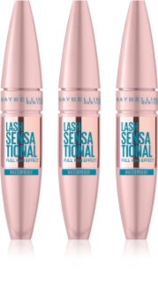 MAYBELLINE NEW YORK Lash Sensational vízálló szempillaspirál 3x9.4 ml