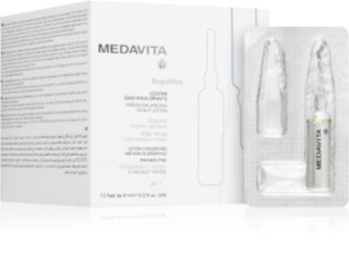 Medavita Requilibre Sebum-Balancing Scalp Lotion szérum a hajra zsíros fejbőrre 12x6 ml