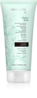 Medavita Choice Liquorice Maske mit ernährender Wirkung für gefärbtes Haar 200 ml