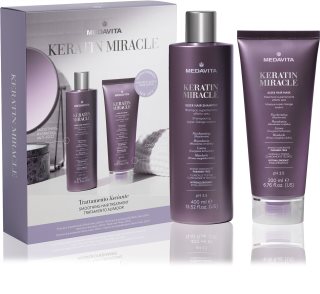 Medavita Keratin Miracle Keratin Miracle Sleek Hair Kit подарунковий набір для тонкого волосся