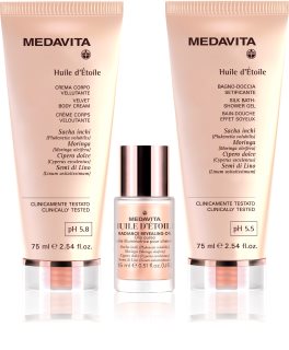 Medavita Huile d'etoile Moisturizing hair and body travel set set cadou pentru corp si par pentru femei