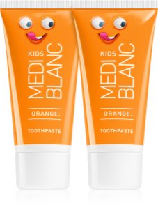 MEDIBLANC KIDS Orange fogkrém gyermekeknek 2x50 ml