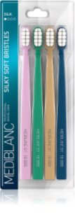 MEDIBLANC Toothbrush Silk escova de dentes com cerdas suaves 4 un.