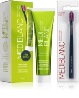 MEDIBLANC Set TP Vitamin 100ml + TB Ultra Soft Dblue Single Dental Care Set