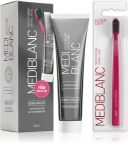 MEDIBLANC Set TP Sensi 100ml + TB Super Soft Dpink Single Dental Care Set