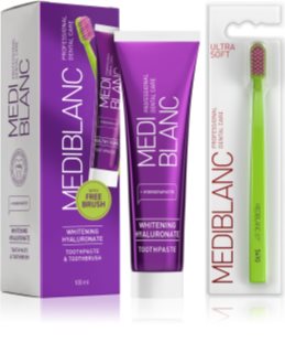 MEDIBLANC Set TP Hyaluron 100ml + TB Ultra Soft Green Single Dental Care Set
