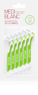 MEDIBLANC Interdental Pick-brush Angle interdental brush 6 pcs 0,8 mm Green 6 pc