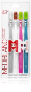 MEDIBLANC 5490 Ultra Soft fogkefék ultra gyenge Grey, White, Pink, Blue 4 db
