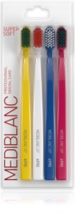 MEDIBLANC 4990 Super Soft escovas de dentes extra suave 4 un.