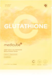 medicube Deep Vita C Glutathione Brightening Mask Brightening Face Sheet Mask 27 ml